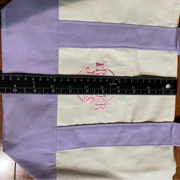 Spring 2026 Set of Trader Joe’s Mini Pastel Canvas Tote Bag Set Of 4 NWT - Picture 7 of 7